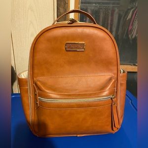 Itzy Ritzy Cognac Mini Diaper Bag